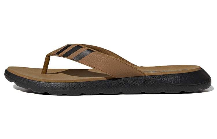 adidas Comfort Flip-Flops 'Brown Black' HP9423