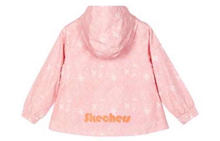 (GS) Skechers x SpongeBob SquarePants Graphic Full Printed Jacket 'Pink' L122G043