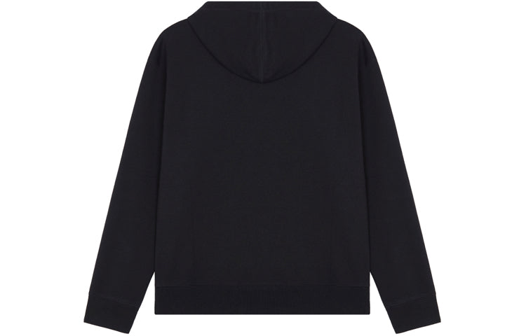 New Balance Logo Embroidered Drawstring Sports Pullover Couple Style Black UT21500-BK