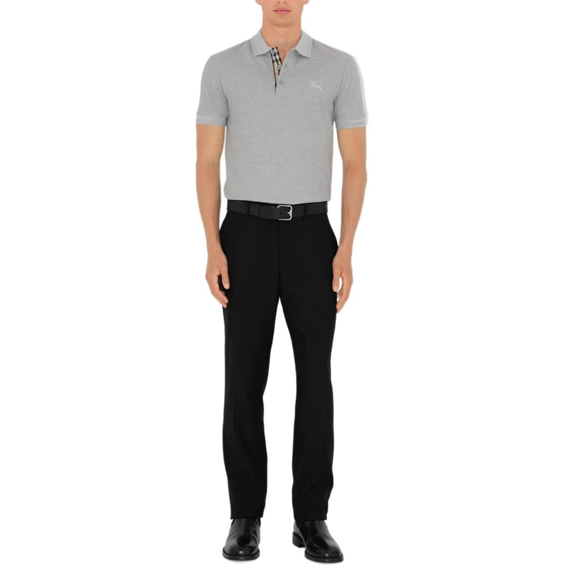 Burberry 26 Cotton Polo Shirt 'Pale Grey' 80991681