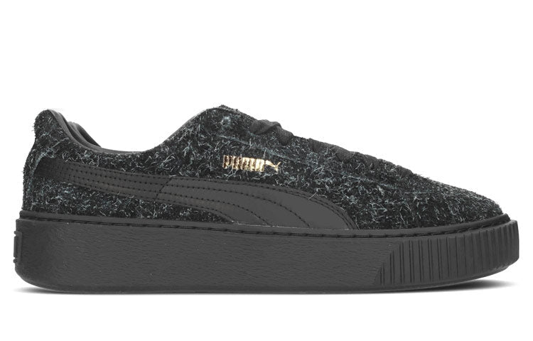 (WMNS) PUMA Suede Platform Elemental 'Black' 362224-01