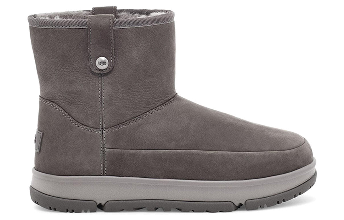 (WMNS) UGG Classic Weather Mini Snow Boots Gray 1112473-CHRC