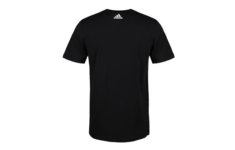 adidas Printing Short Sleeve Tee 'Black Multi-Color' DY8717