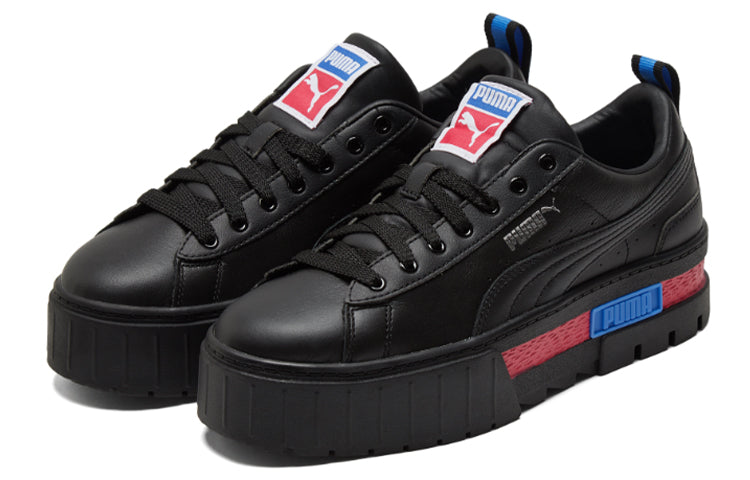 (WMNS) PUMA Mayze Pop Sneakers Black 381889-02