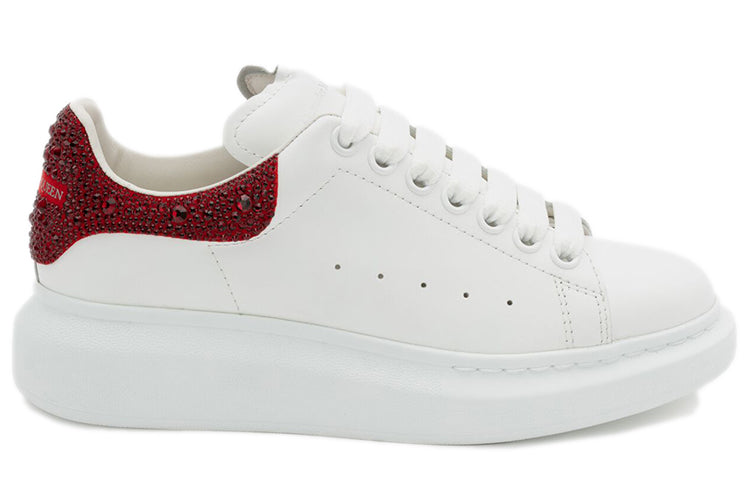 Alexander McQueen Oversized Sneaker 'White Red Crystal' 662654WIB989493
