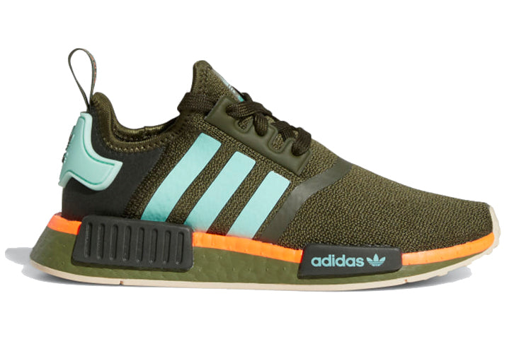 (GS) adidas originals NMD R1 J 'Green Blue' FY9394