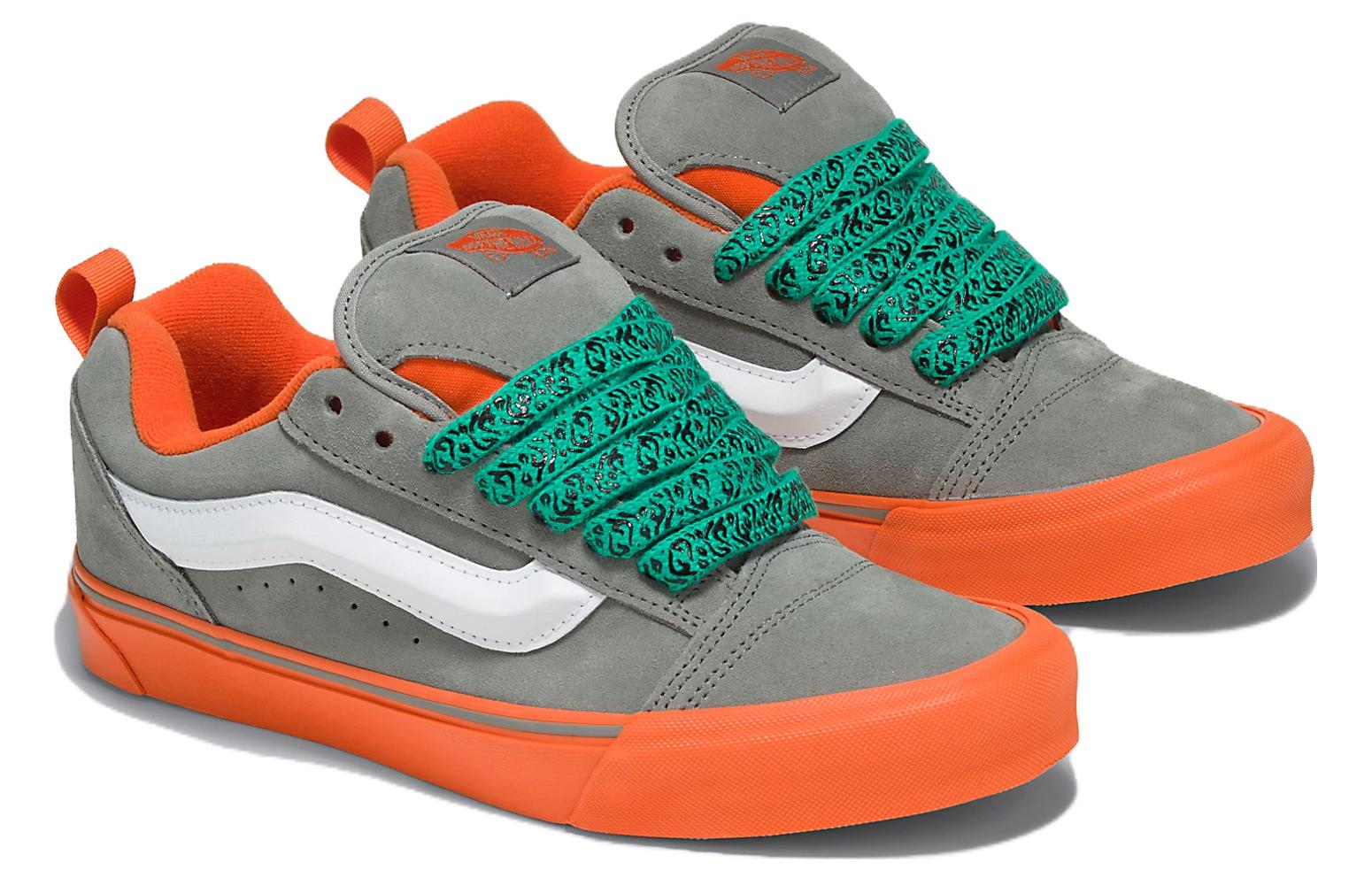 Vans Knu-Skool 'Pop Outsole - Grey Orange' VN0009QCORA