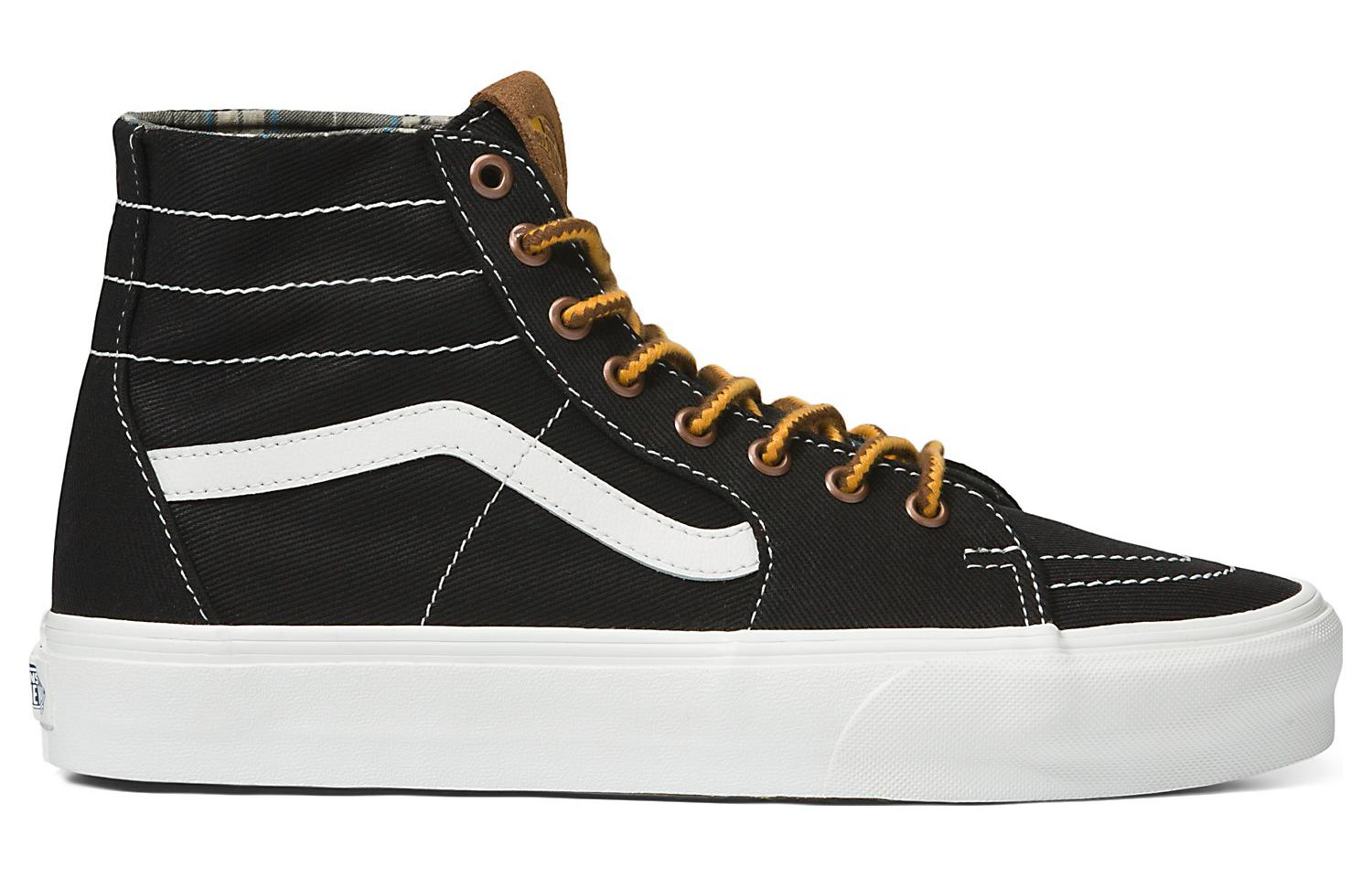Vans SK8-HI Ca Throwback 'Black Yellow' VN0A7Q62BLK