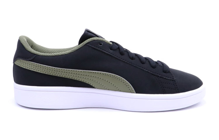 (GS) PUMA Smash v2 Buck Jr Sneakers Black/Green 365182-11