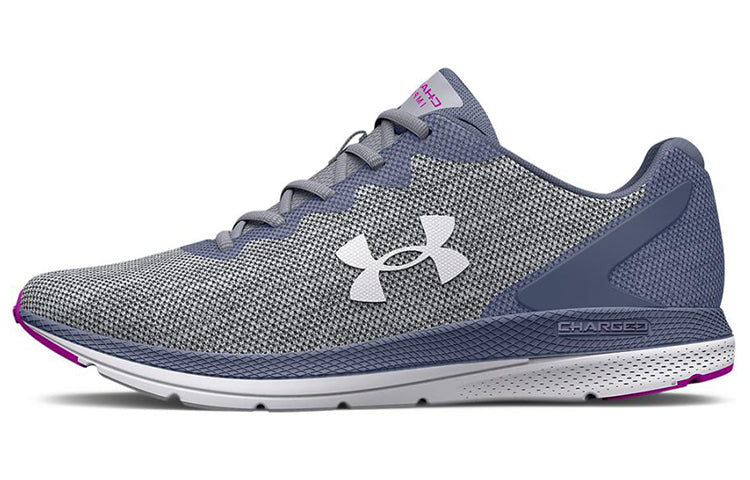 (WMNS) Under Armour Charged Impulse 2 Knit 'Mod Grey Aurora Purple' 3024886-109
