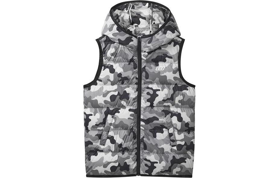 (GS) Skechers Full Print Down Vest 'Multi-Color' L321K129