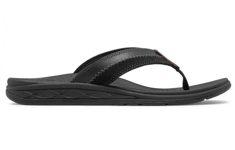 New Balance 6100 Series Pinnacle Minimalistic Casual Flip-Flops Black MR6100BK