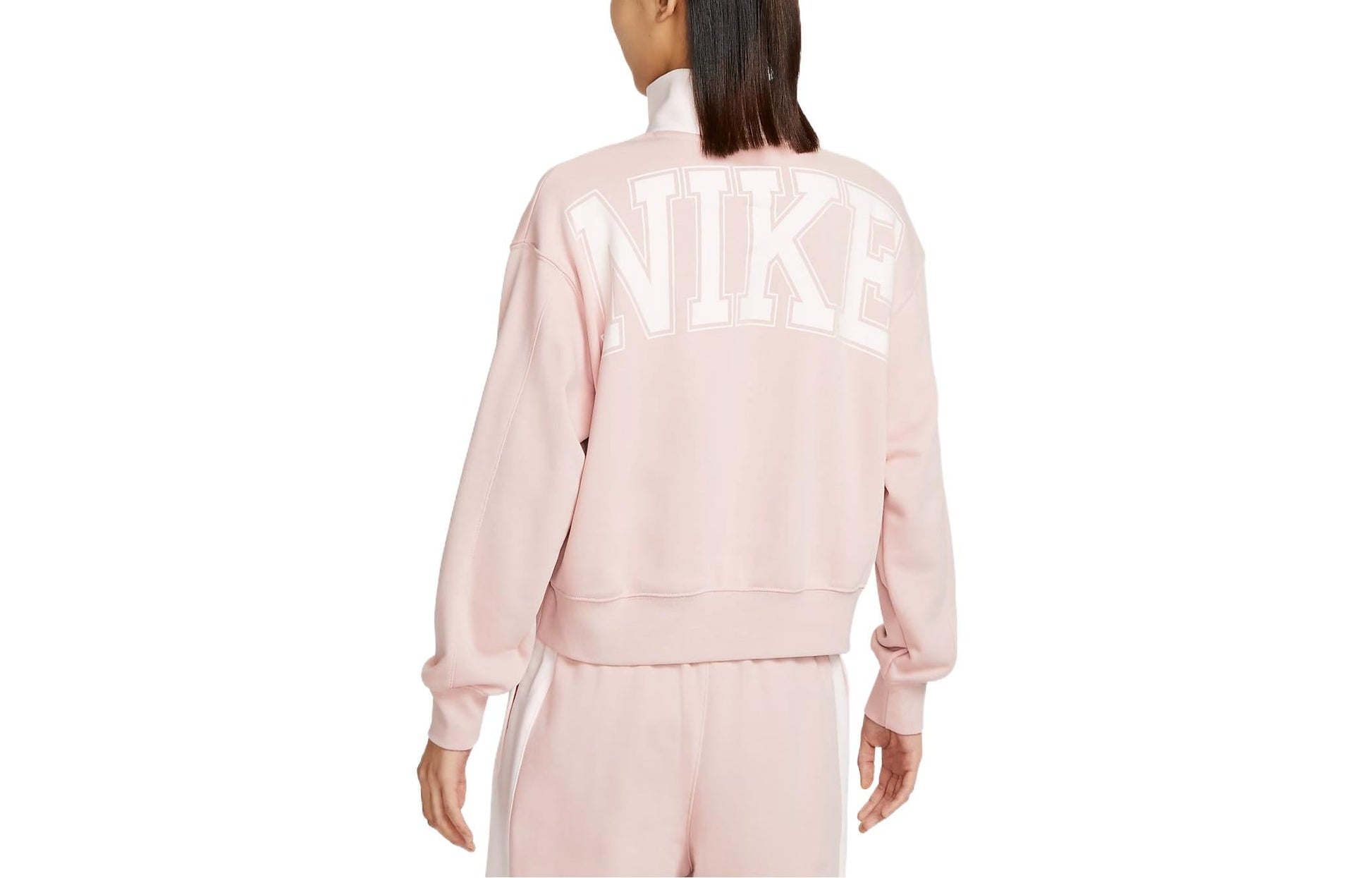 (WMNS) Nike Sportswear Quarter Zip Sweatshirt 'Pink' DQ6944-601