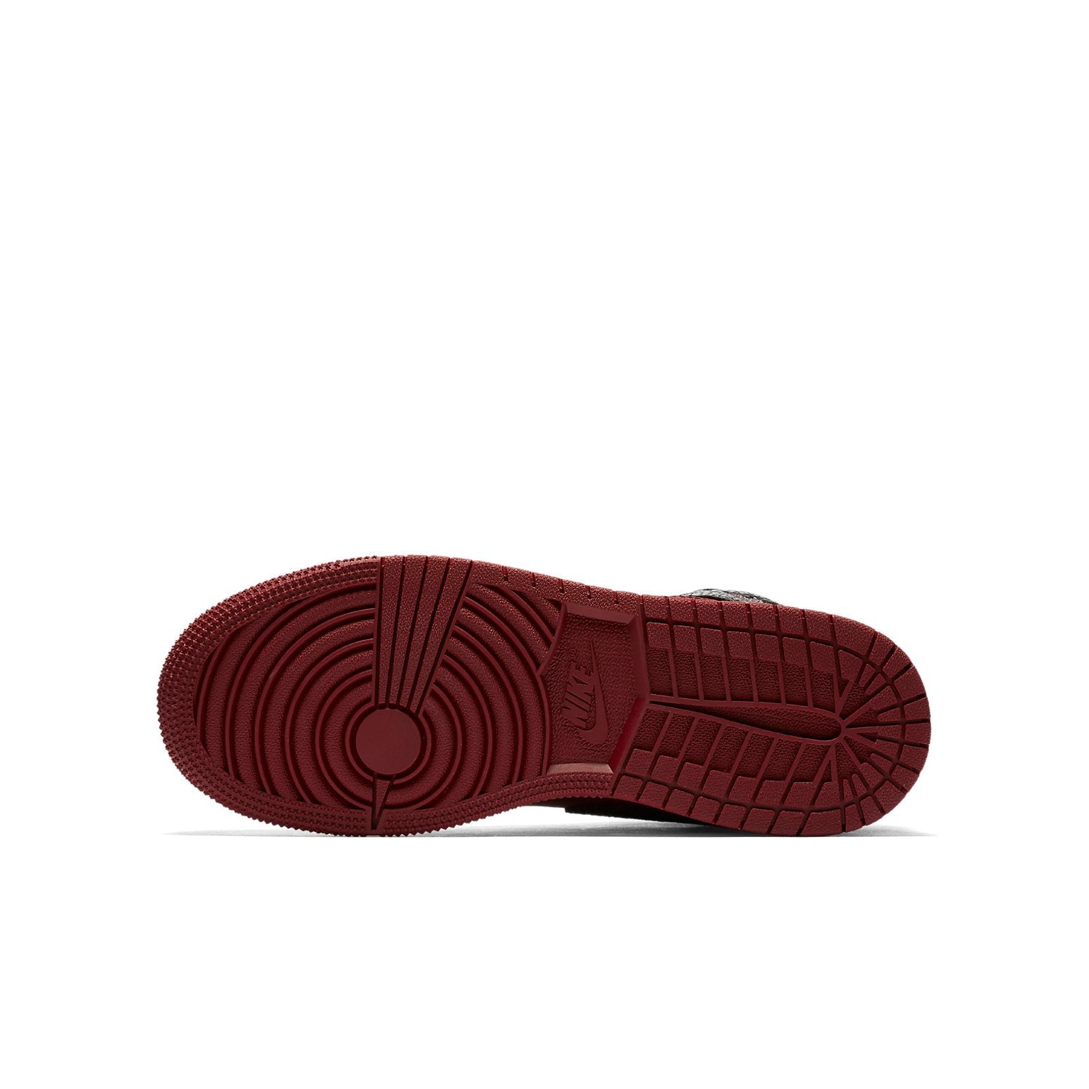 (GS) Air Jordan 1 Retro Mid 'Team Red Black' 554725-601