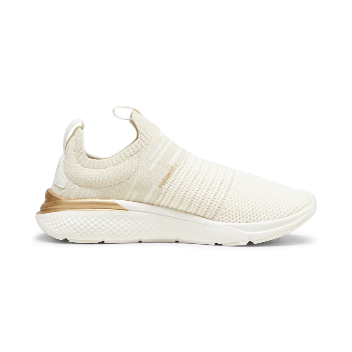 (WMNS) PUMA Softride Pro Echo Slip Metal Running Shoes 'White Gold' 378782-02