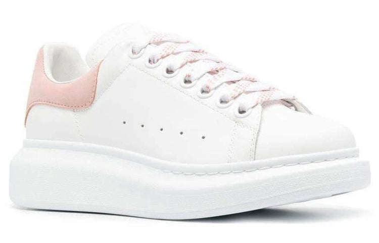 (WMNS) Alexander McQueen Oversized Low-Top Sneakers 'White Pink' 718139WHGP78965