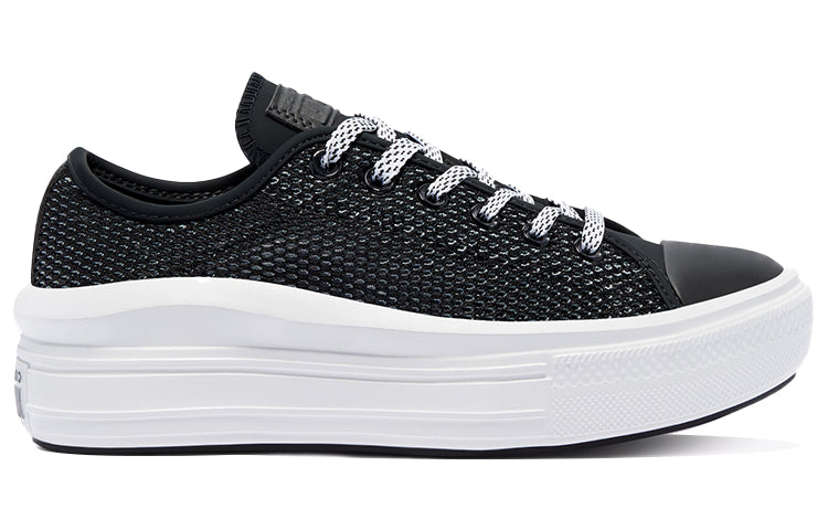 (WMNS) Converse Chuck Taylor All Star Move Low 'Black White' 570794C