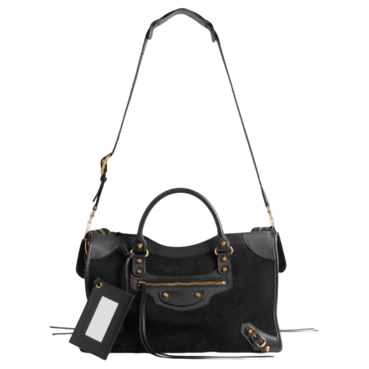 (WMNS) Balenciaga Le City Bag Medium 'Black' 8657602ACJ51000