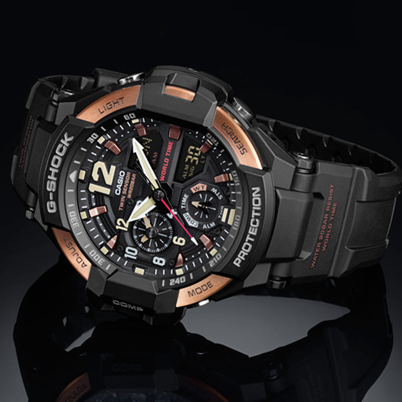 CASIO G-Shock Gravitymaster 'Black' GA-1000RG-1A