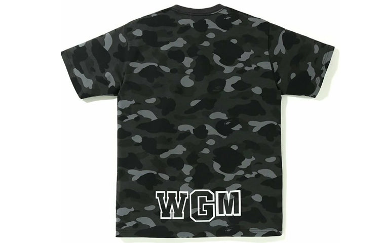 A BATHING APE BAPE Color Camo Shark T Men's Black 1F30-109-014
