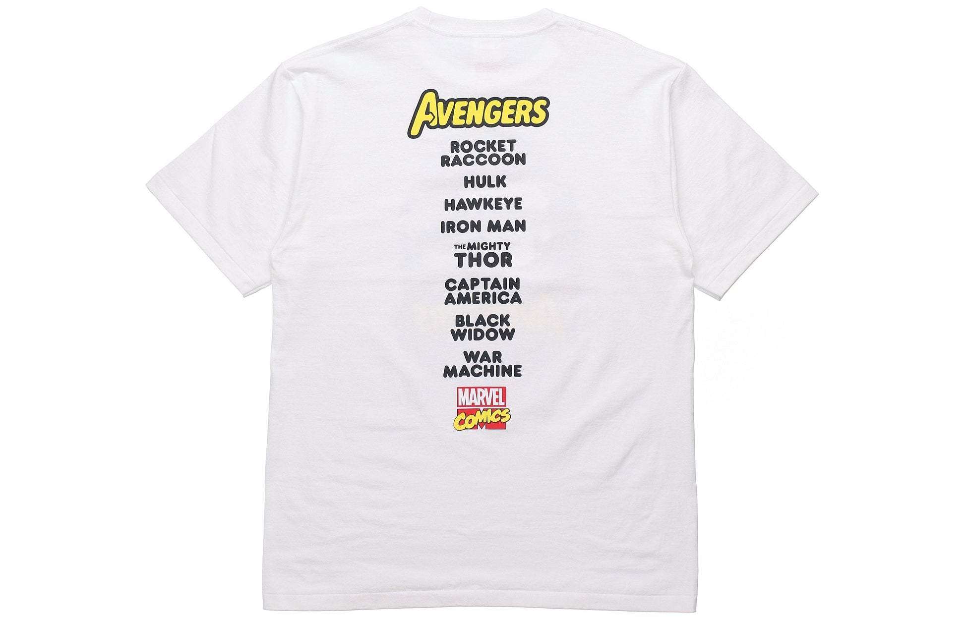 A Bathing Ape x Marvel Avengers Ape Head T-Shirt 'White' 1F23-110-926