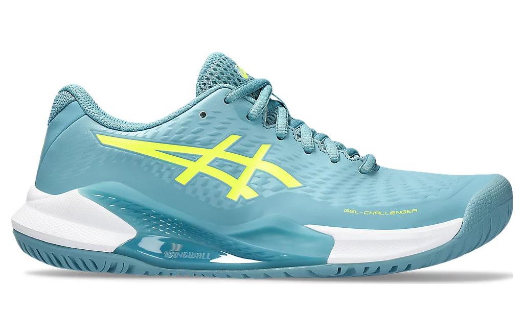 (WMNS) ASICS Gel Challenger 14 'Gris Blue Safety Yellow' 1042A231-400