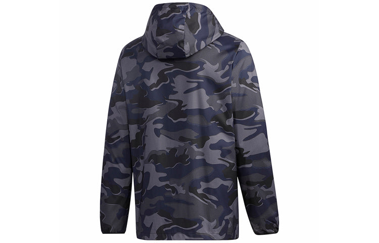 Men's adidas Mh Wb Camo Sports Stylish Jacket Black GF3967