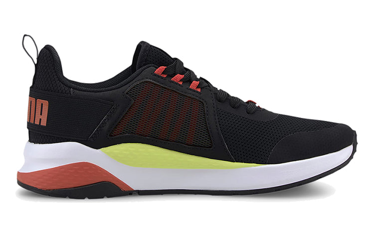 PUMA Anzarun (Big Kids) Shoes Black/White/Yellow 372035-07