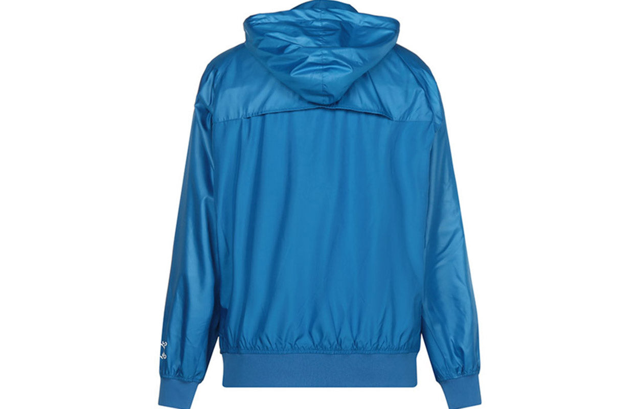 KENZO SS21 Logo Anorak Jacket Coat Male Blue FB55BL1511NG-69