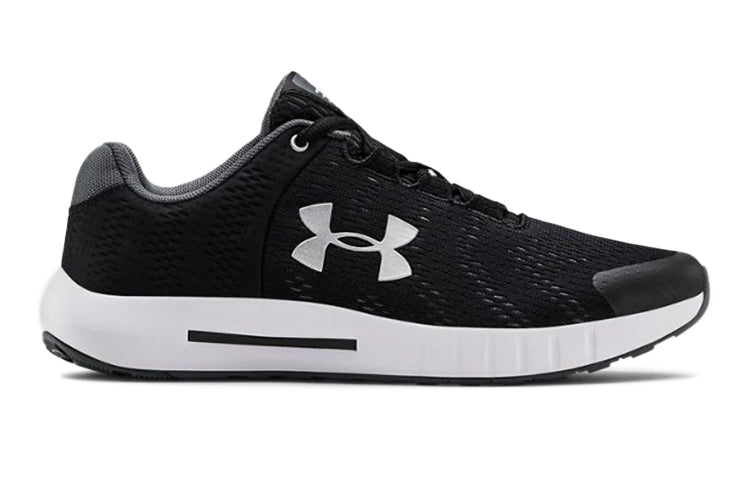 (GS) Under Armour Micro G Pursuit 'Black White' 3022092-001