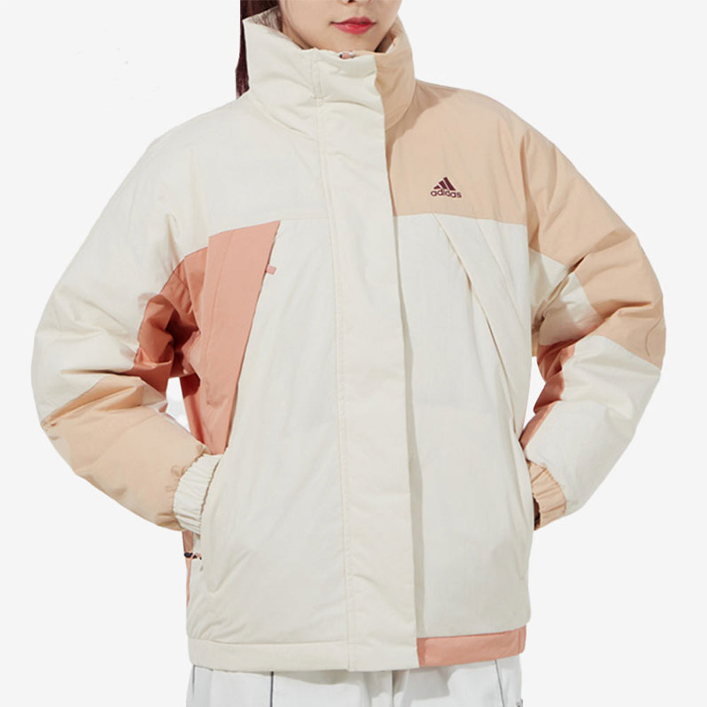 (WMNS) adidas CB Down Jacket Asia Sizing 'White Beige' H23070