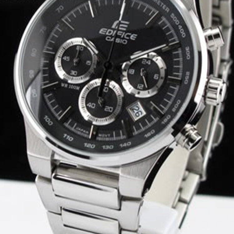CASIO Male EDIFICE Japan / South Korea Fashion Mens Black Analog EF-500BP-1A
