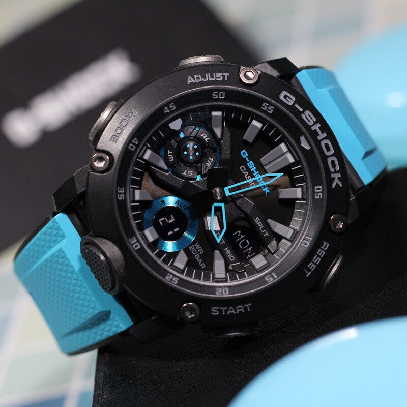 CASIO G-Shock Analog-Digital 'Black Blue' GA-2000-1A2PR