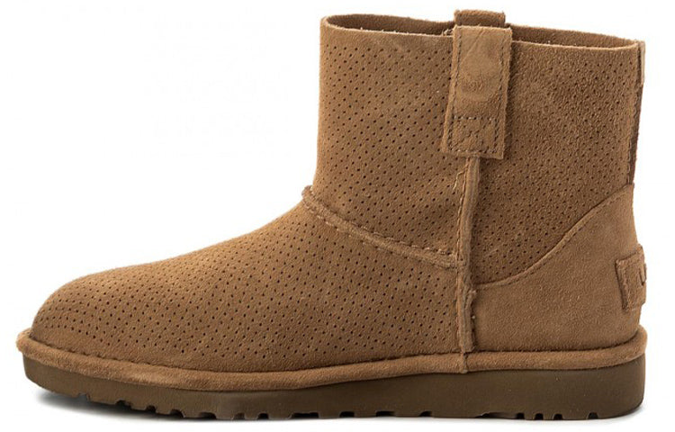 (WMNS) UGG Classic Unlined Mini Perf 'Light Brown' 1016852-TAW
