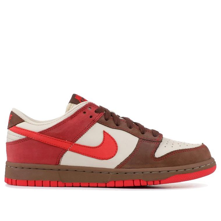 (WMNS) Nike Dunk Low 'Red Brown White' 308608-261