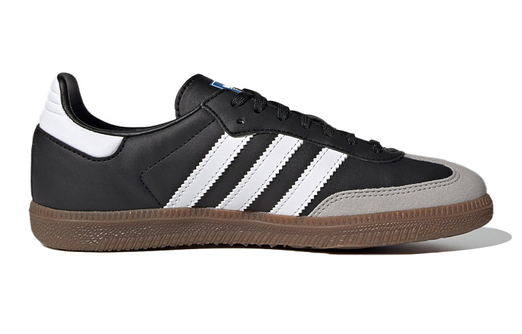 (GS) adidas Samba J 'Black White Grey' GZ8348