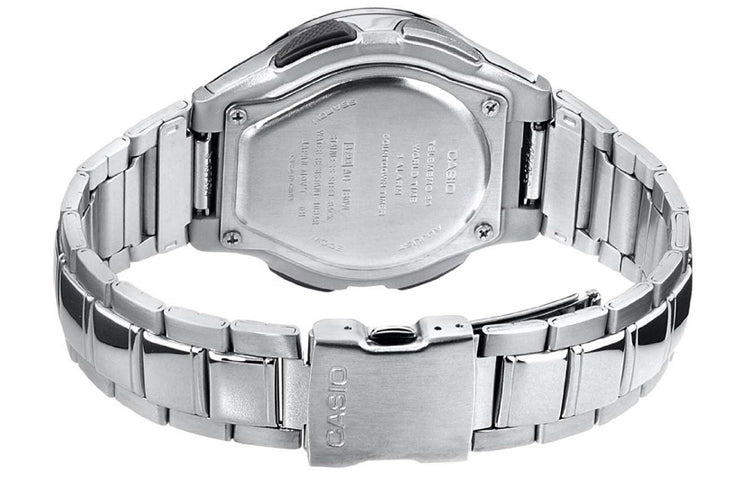 CASIO Stainless Steel Strap Silver Analog/Digital Combo AQ-180WD-7B2021