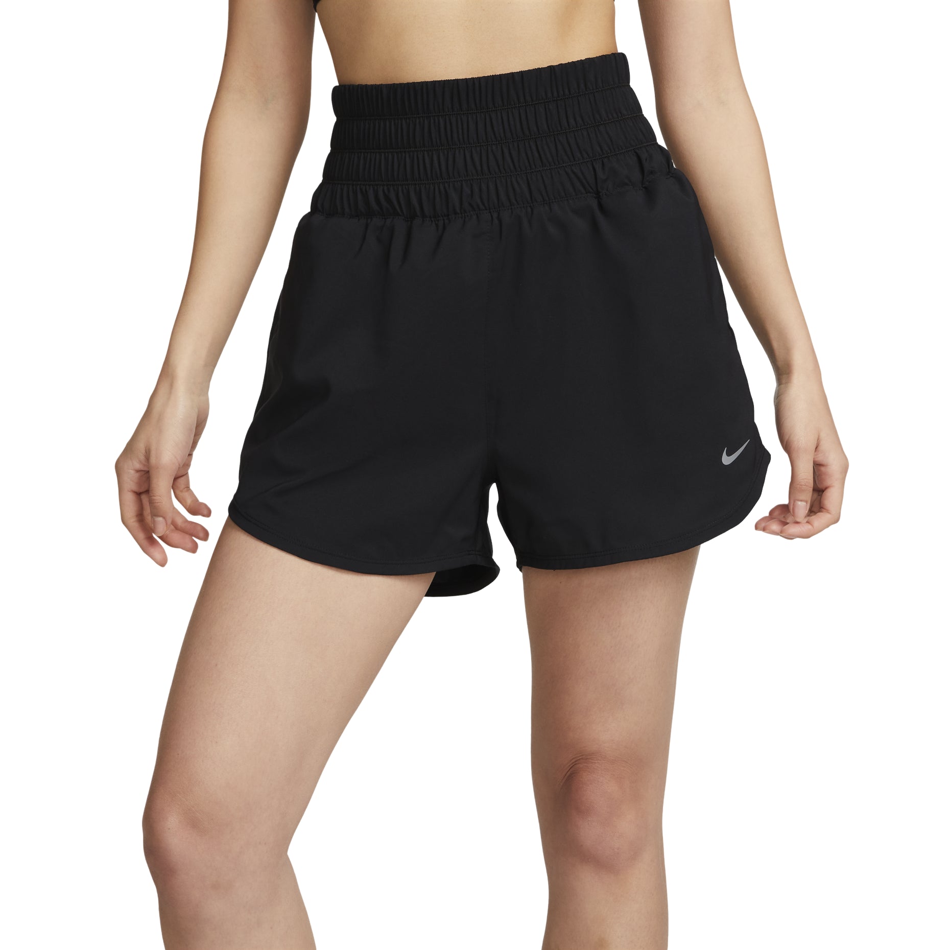(WMNS) Nike One Dri-fit Ultra High-waisted 3" Brief-lined Shorts 'Black' DX6643-010