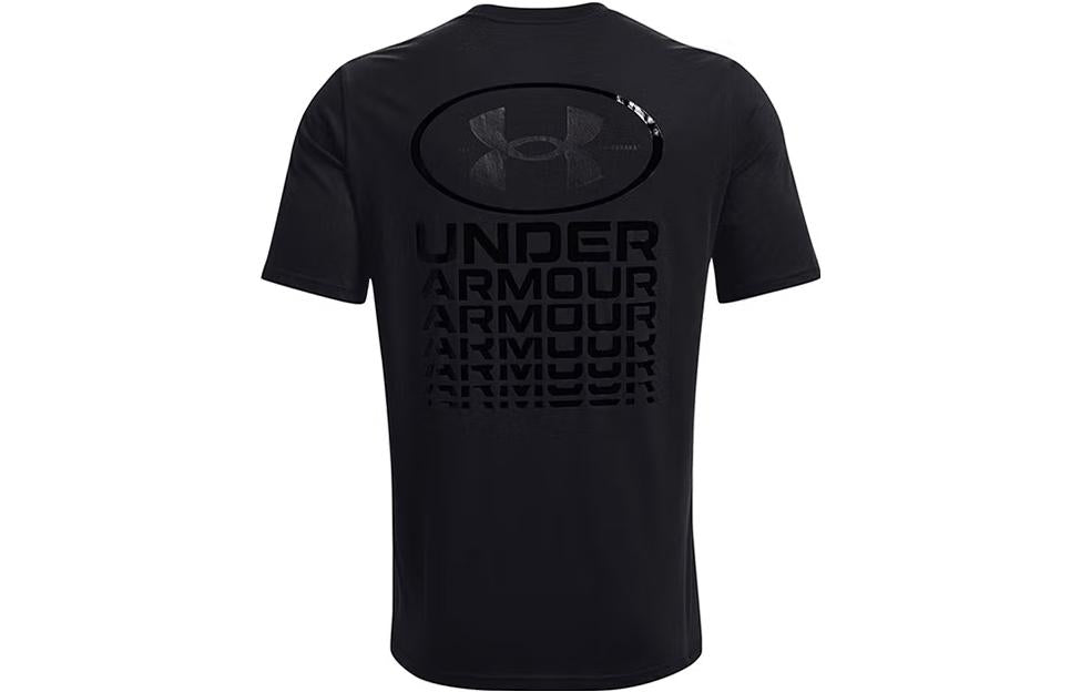 Under Armour Repeat Graphics T-shirt 'Black' 1371264-001