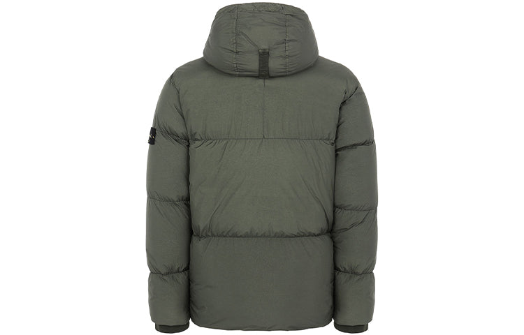 Men's STONE ISLAND Sleeve Hooded Jacket Green 731540723-V0059