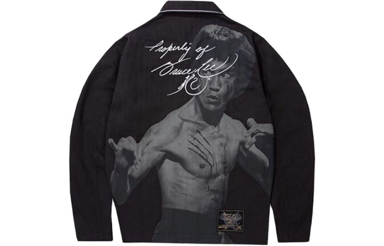 Li-Ning x Bruce Lee Graphic Jacket 'Black' AFDR983-2