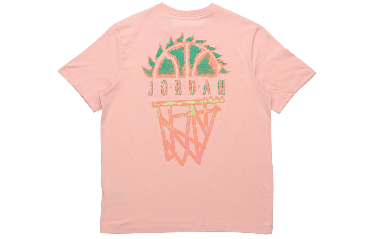 Air Jordan MENS Sport DNA Basketball Crew-neck Short Sleeve Orange CZ8060-800