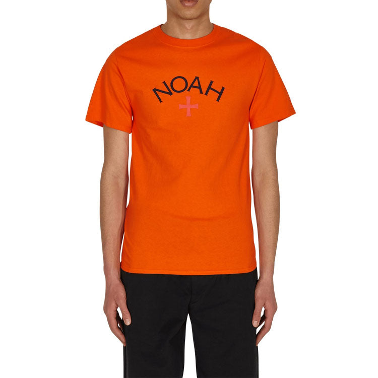 NOAH NYC Logo Tee Orange Short Sleeve Unisex NOAH-SS18-005