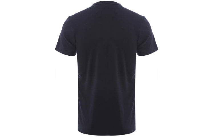 Men's Burberry SS21 Knight Logo Round Neck Short Sleeve Navy Blue 80277201