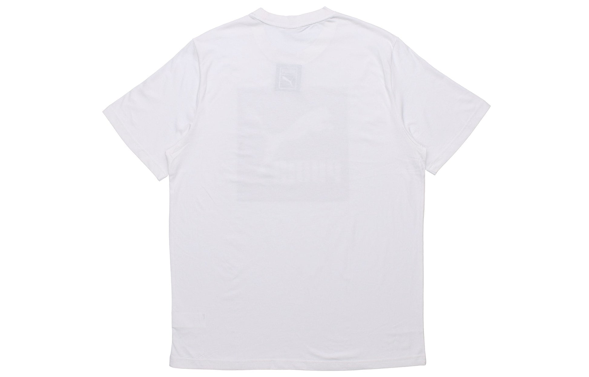 PUMA Logo Round Neck Short Sleeve White 579871-02