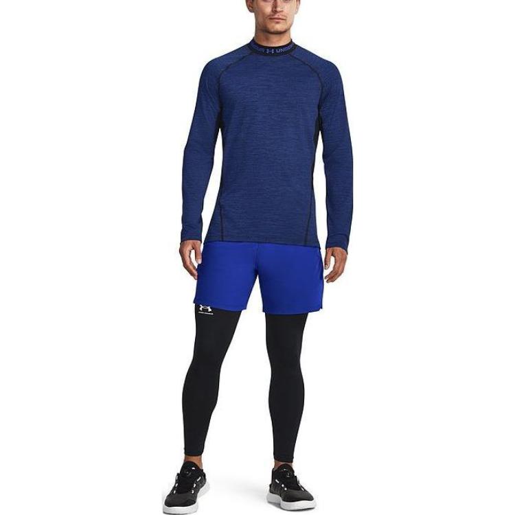 Under Armour ColdGear Twist Mock Long Sleeve T-shirt 'Blue' 1379820-400