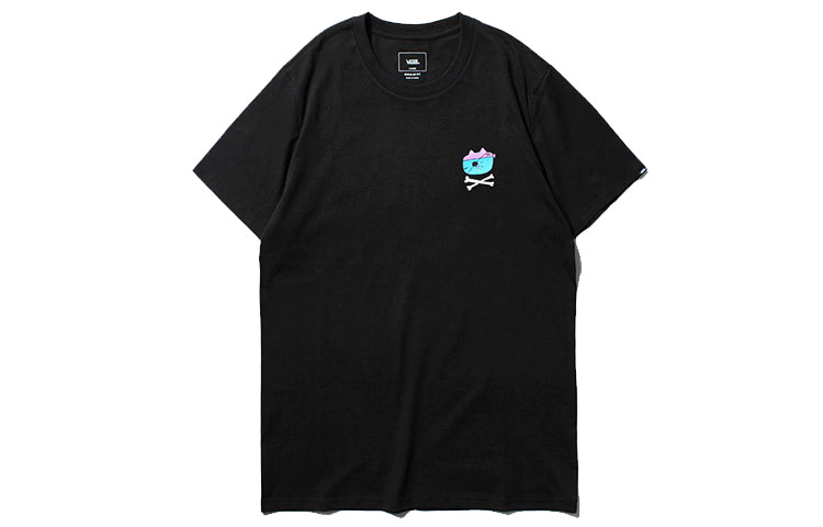 Men's Vans Asian Artist Crossover Series Pattern Printing Short Sleeve Black VN0A4RASBLK