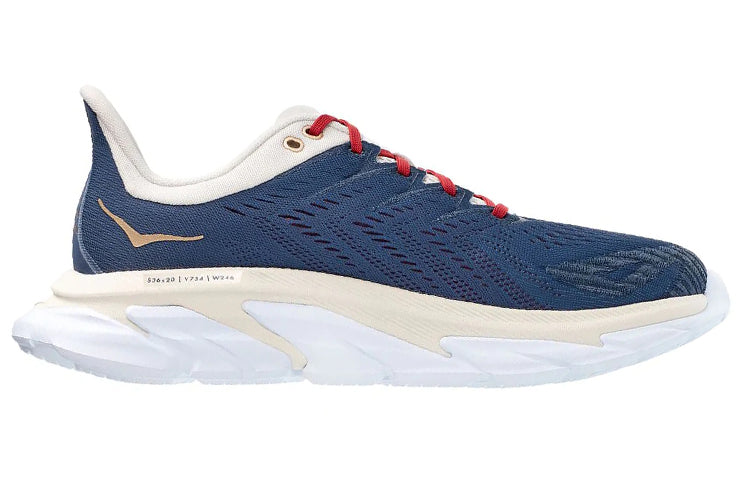 (WMNS) HOKA ONE ONE Clifton Edge 'White Vintage Navy' 1110511-VITF