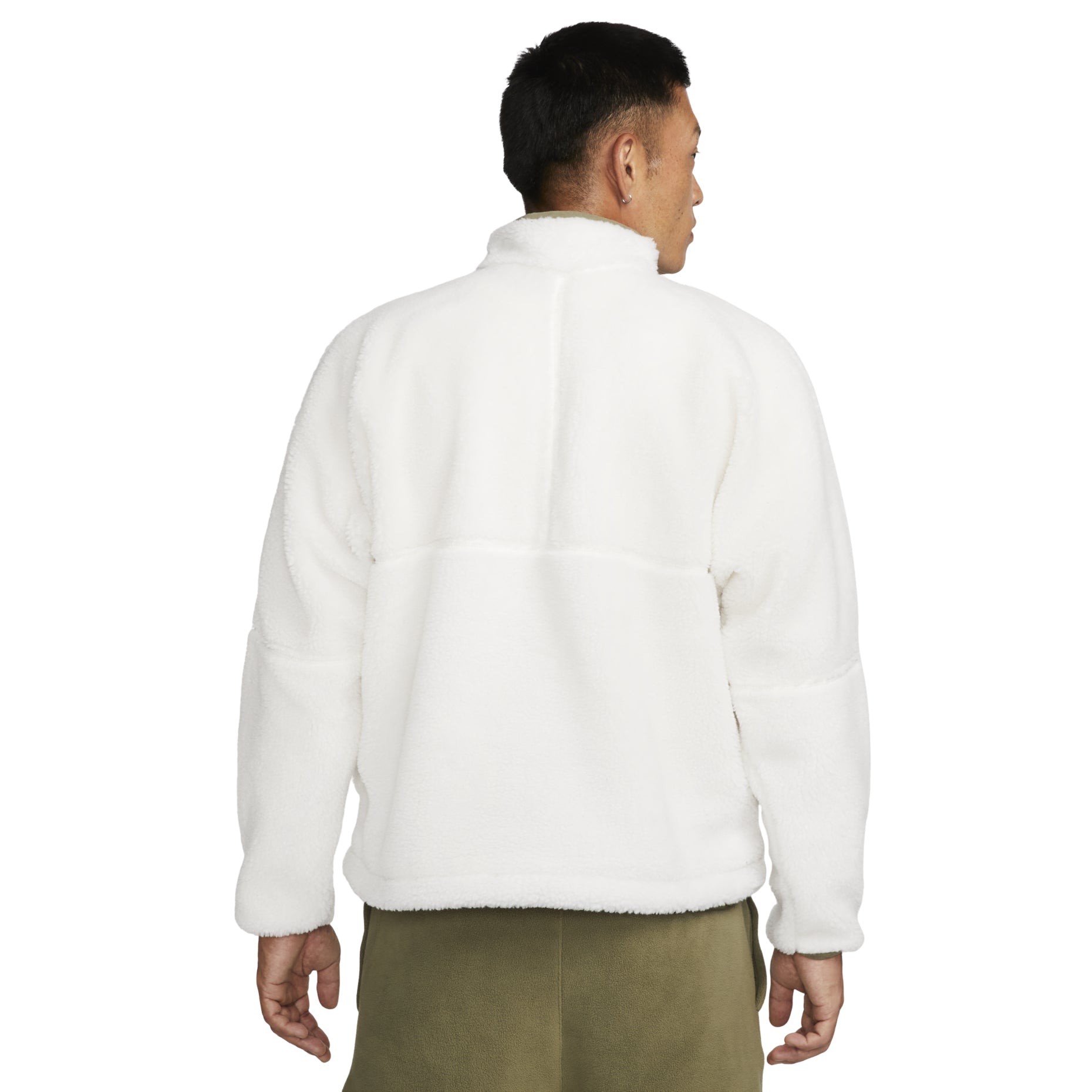 Nike Club Winter half-zip fleece jacket 'White olive' DQ4881-133