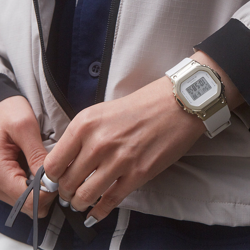 CASIO G-Shock Digital 'White Gold' GM-S5600G-7JF